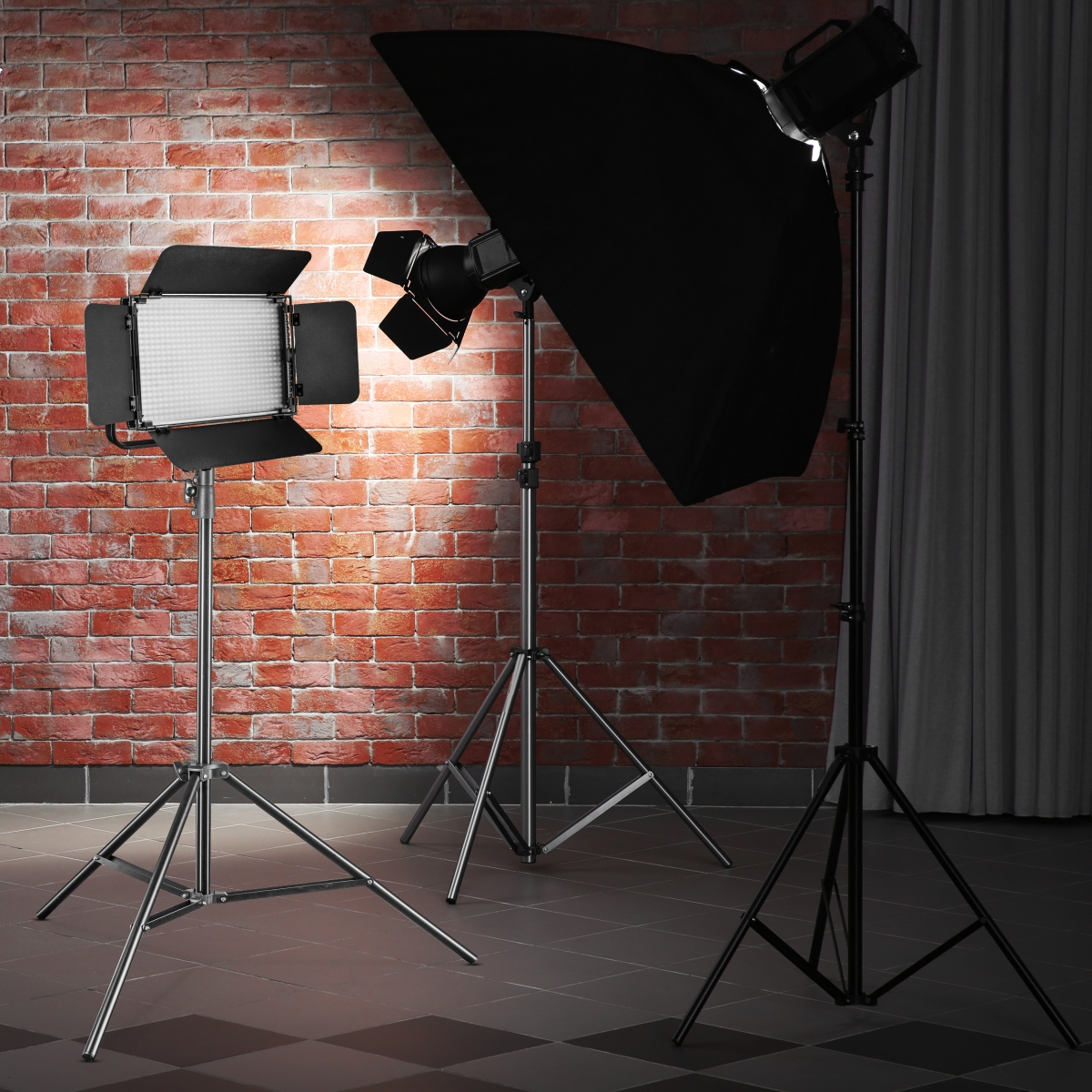 Walimex pro LED Versalight 500 Bi Color Set2 Akku