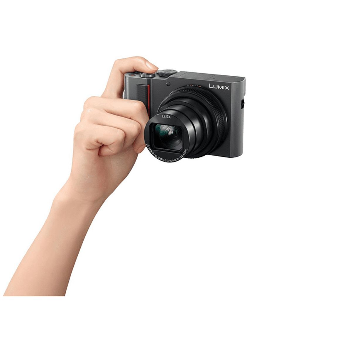 Panasonic DC-TZ202D silber Digital Kompaktkamera