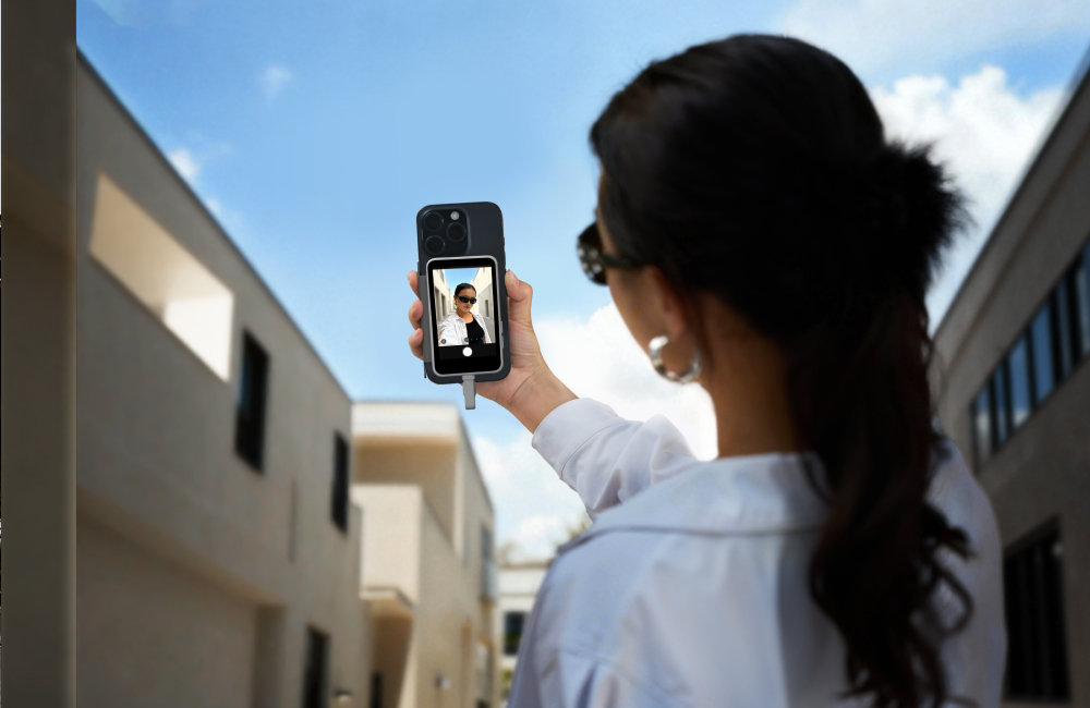 Insta360 Snap Selfie Screen Lifestyle Fotos