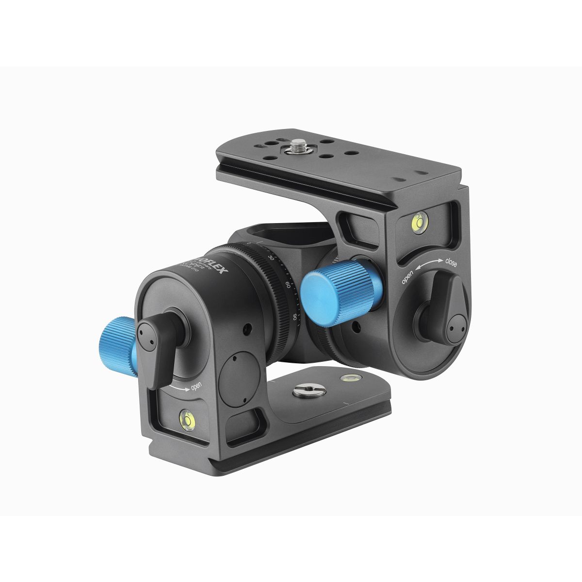 Novoflex KOPF² modularer Getriebeneiger