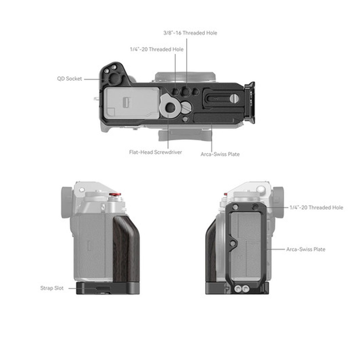SmallRig 4137 L-Bracket für Fujifilm X-T5