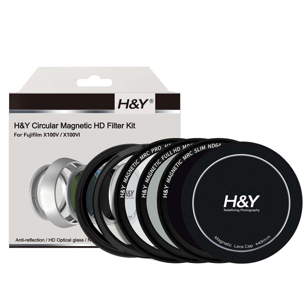 H&Y Fujifilm X100V / X100VI Filter Set schwarz