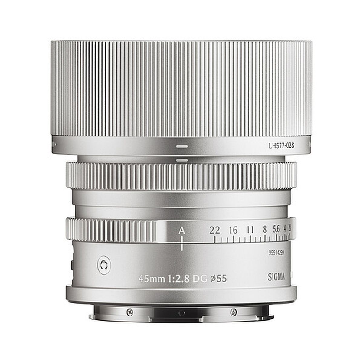 Sigma 45 mm 1:2,8 DG (C) I-Series L-Mount Silber