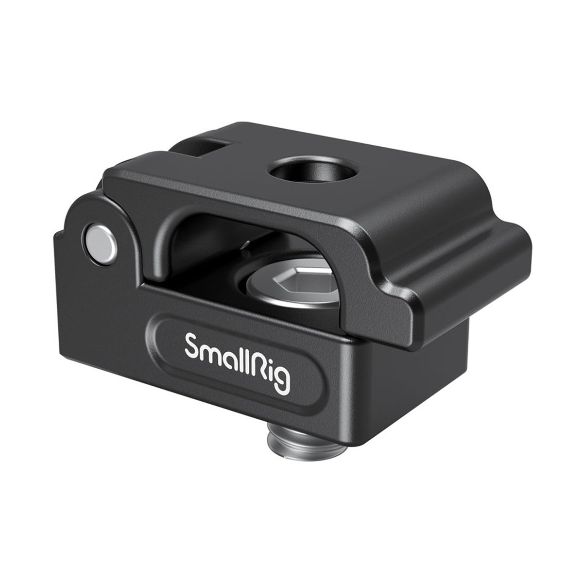 SmallRig 2418 universelle Kabelklemme selbstschließend (2 Stück) - SmallRig Halterung: Schrägansicht von oben und vorne.
