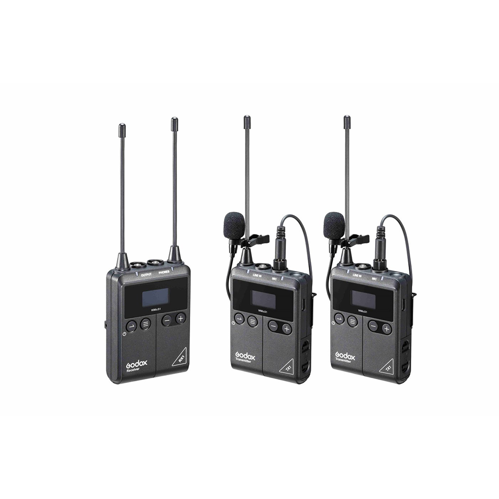 Godox UHF Wireless & Lavalier Mikrophon Doppelkit