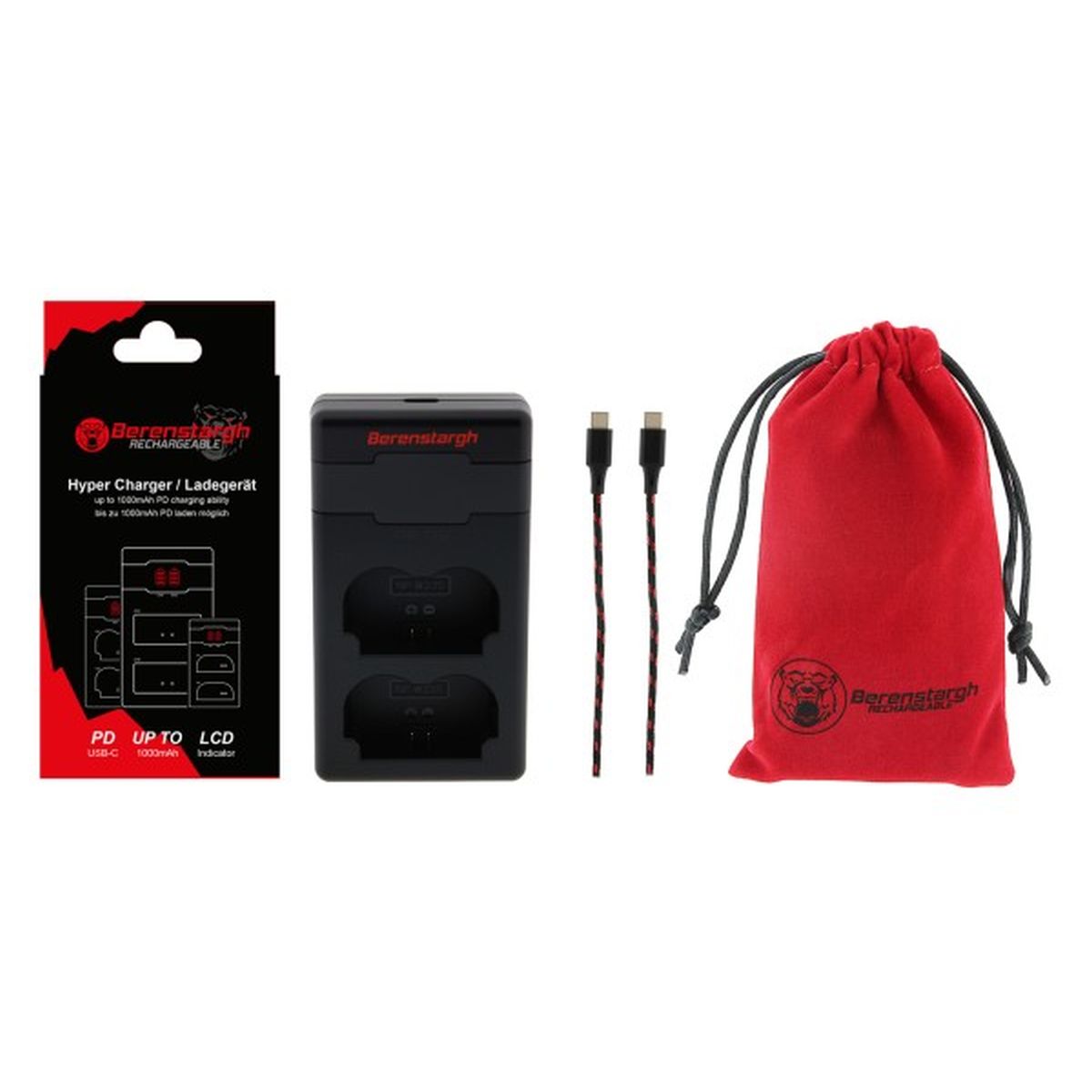 Berenstargh Hyper PD Ladegerät für Fuji NP-W235 Fujifilm inkl. USB-C Kabel Berenstargh Hyper PD Ladegerät für Fuji NP-W235 Fujifilm inkl. USB-C Kabel