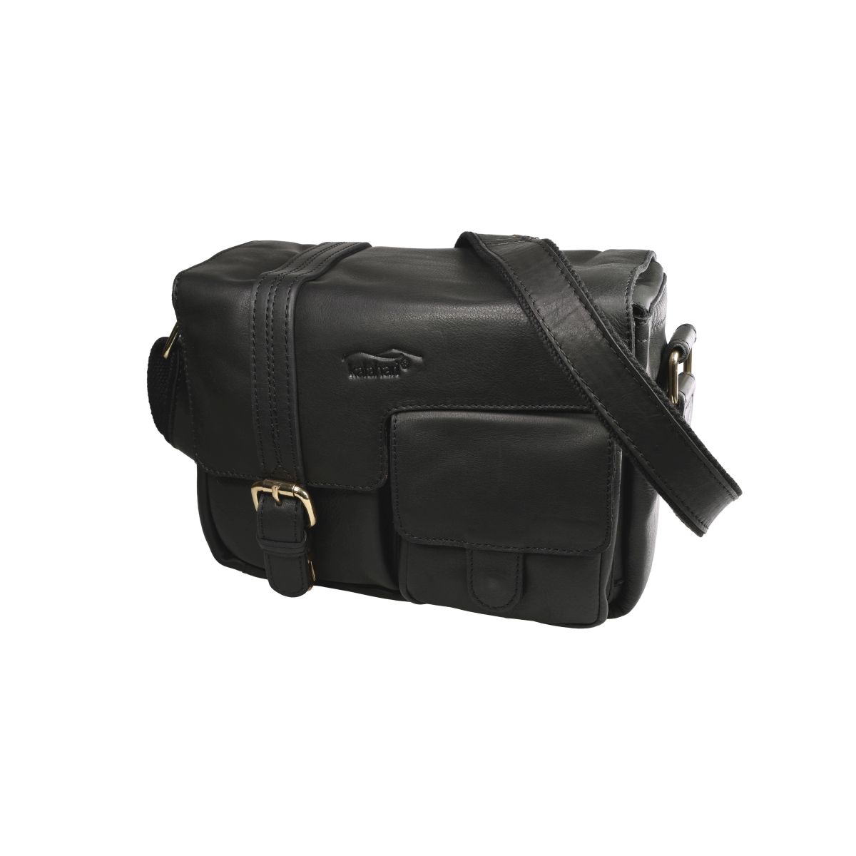 Kalahari KAAMA LS-31 Fototasche Nappaleder Schwarz