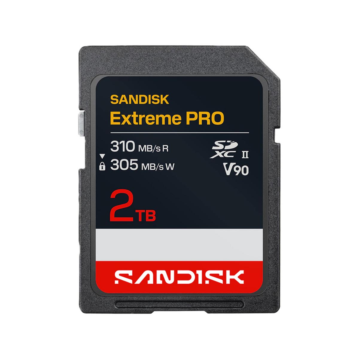 SanDisk 2 TB SDXC Extreme PRO UHS-II V90 R310MB/s Speicherkarte