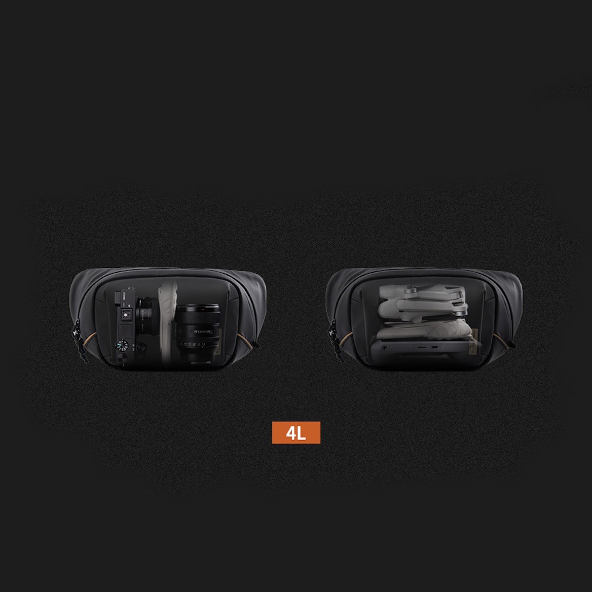 PGYTech OneGo Solo V2 4L Obsidian