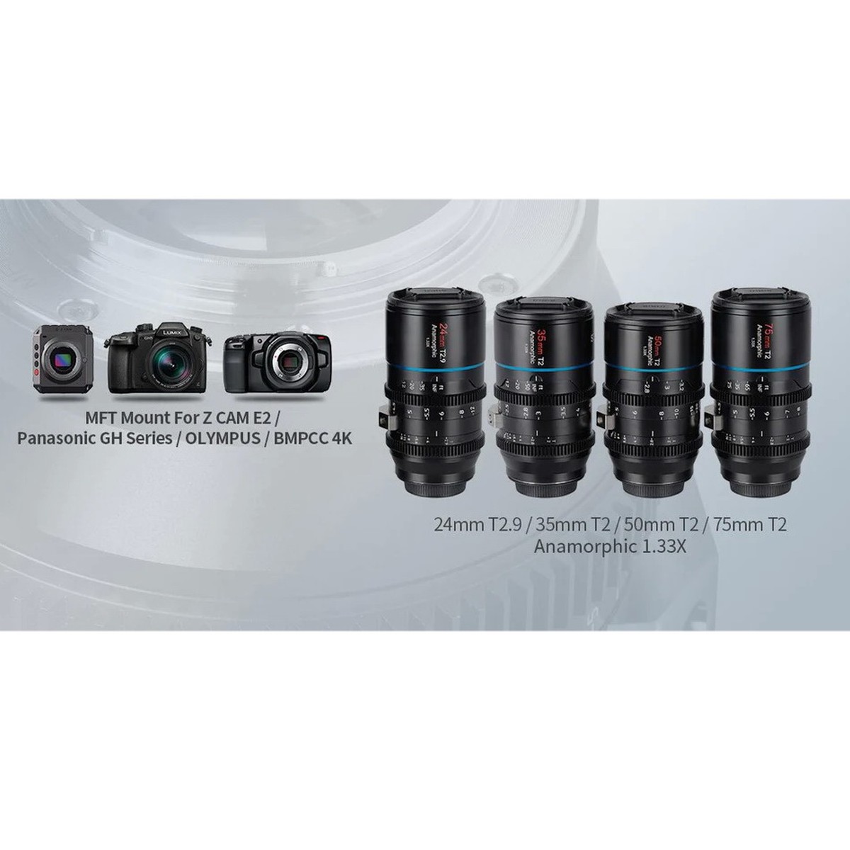 Sirui Mars MFT Set Anamorph 24/2,9 + 35/2,0 + 75/2,0