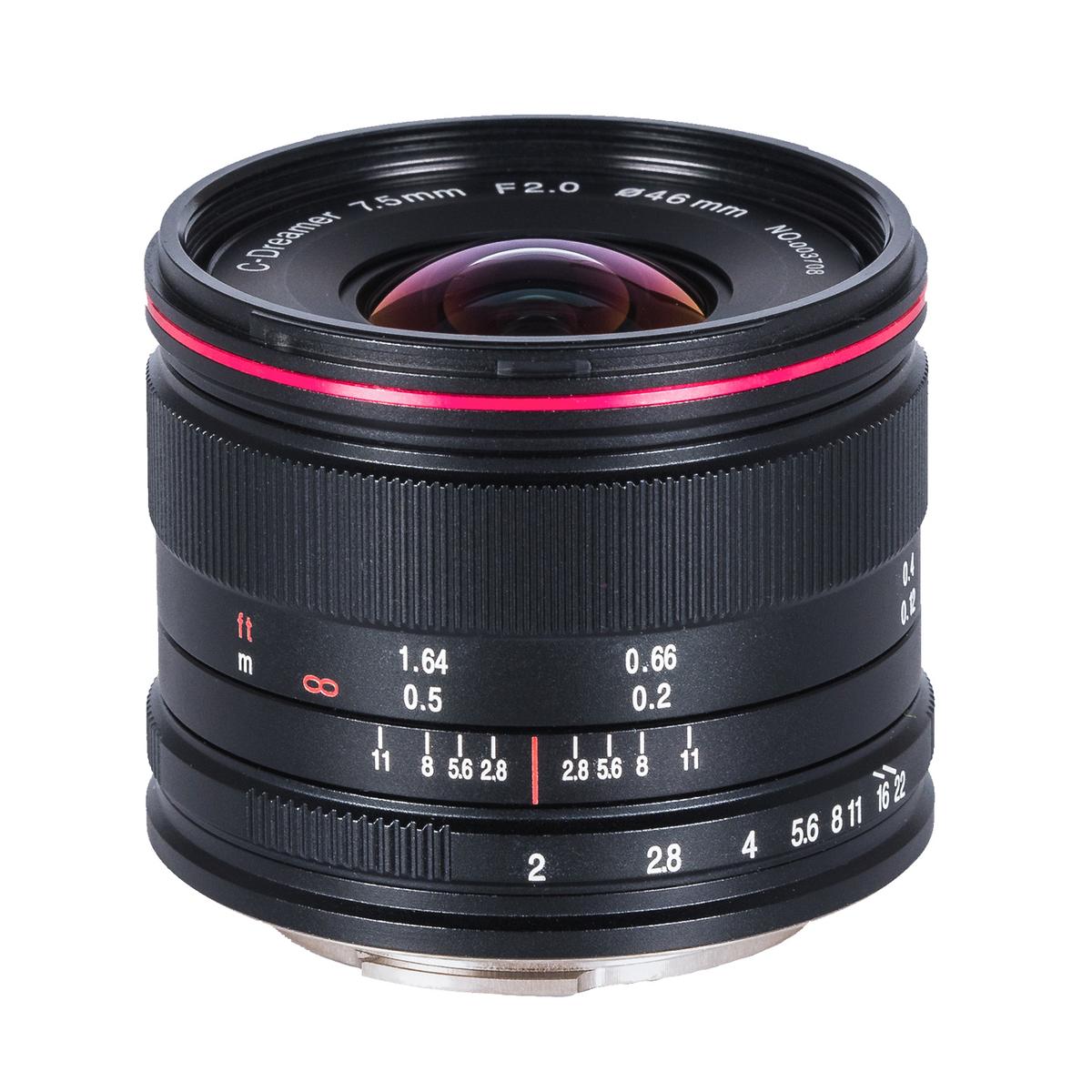 LAOWA 7,5mm f/2,0 drone für MFT, schwarz