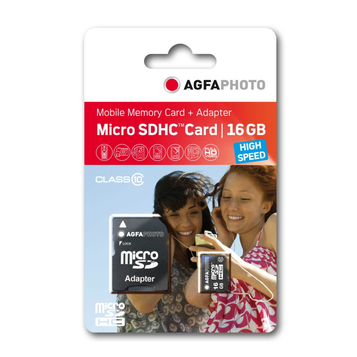 AgfaPhoto 16 GB Micro SDHC-Karte Class 10